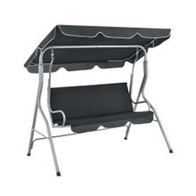 Качели садовые 3-местные (серый)