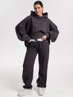 Брюки трикотажные, графит