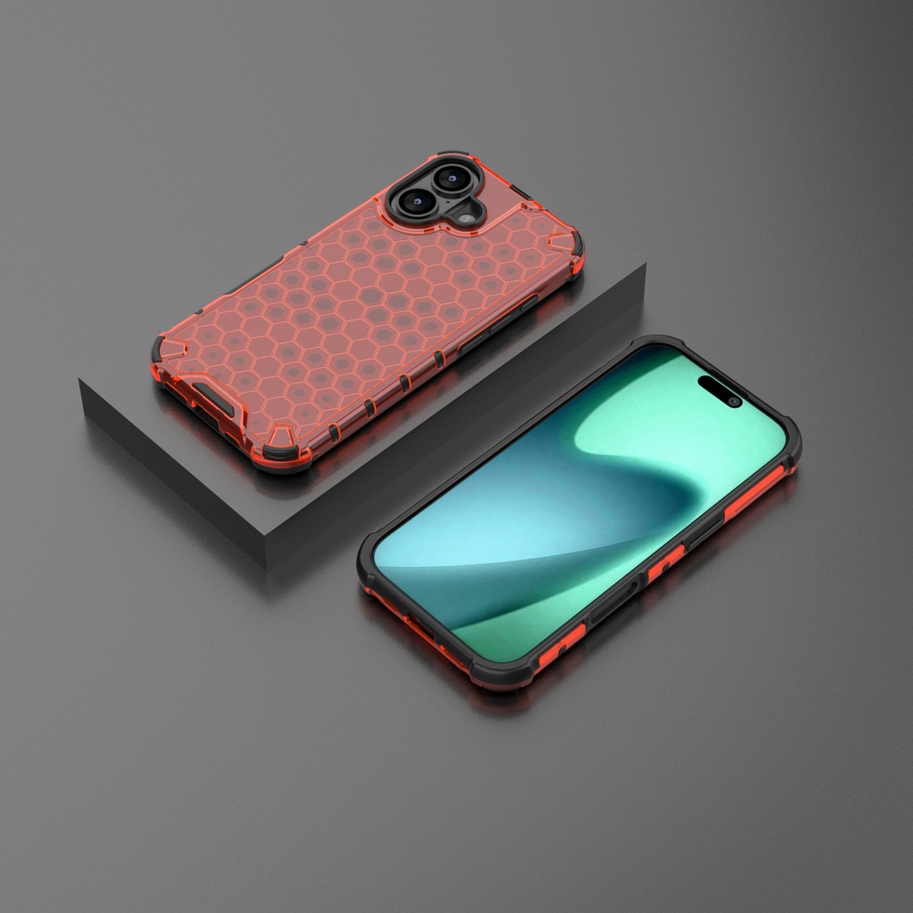 Прозрачный чехол Honeycomb Case для iPhone 17
