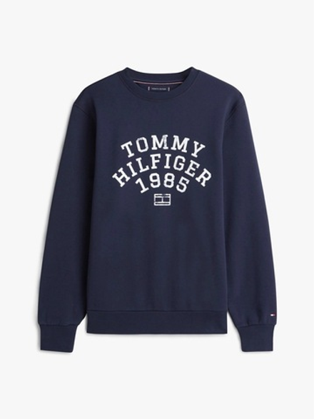 Свитшот Tommy Hilfiger Arch Logo Flex Fleece Navy