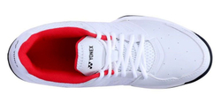 Мужские кроссовки теннисные Yonex Power Cushion SHT Lumio 3 - white/red