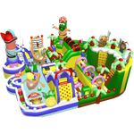 Надувной батут "Детский мегапарк" 18*18*8 м