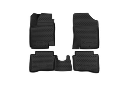 Коврики 3D в салон HYUNDAI i20 2009-&gt; 4 шт. (полиуретан)