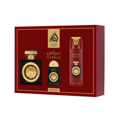 Lattafa Pride Nebras EDP 100 ml + EDP 20 ml + DEO VAPO 200 ml (unisex) 1 St.