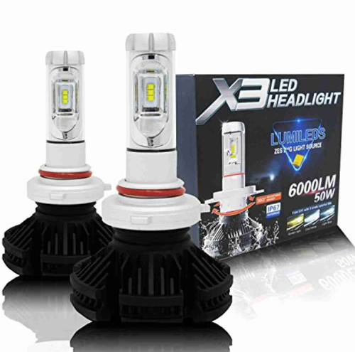 HB3 (9005) / ZES Светодиодные лампы X3 Led Headlight (HB3 (9005)) 50W 6000Lm (2 шт. / комплект)