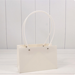 Пакет подарочный 22х13,5х10,5 Ваза для цветов (Белый)