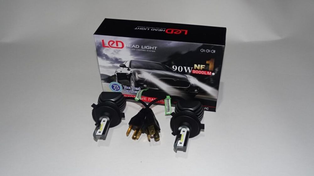 Лампа H4 12-24V LED 90W 9000LM 2 шт (TLT)