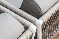 "Касабланка" лаунж-зона плетеная из роупа 4-местная, цвет бежевый