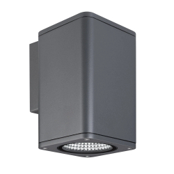 Светильник LGD-EVO-WALL-S100x100-12W Warm3000 (GR, 44 deg, 230V) (Arlight, IP54 Металл, 3 года) 046193