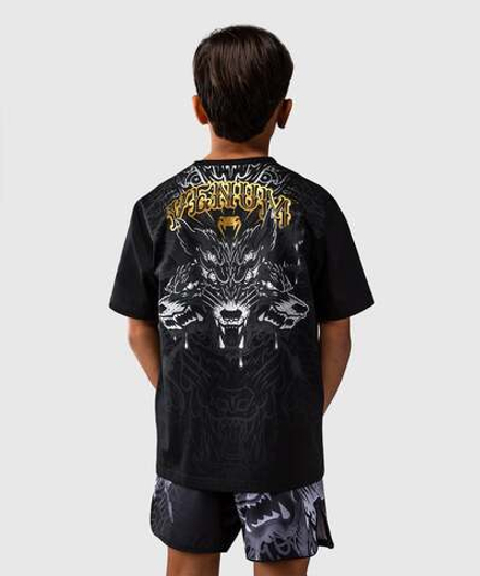 Футболка детская Venum Wolf Atak Black/Grey