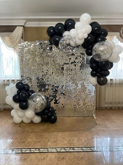 Фотозона с пайетками