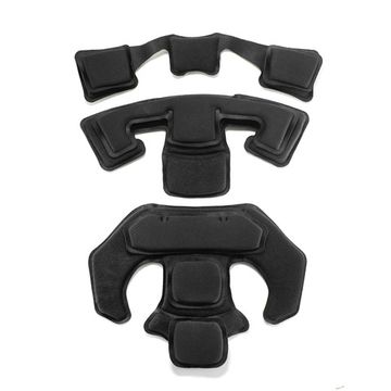 Смягчающие EVA-накладки под тактический шлем, black