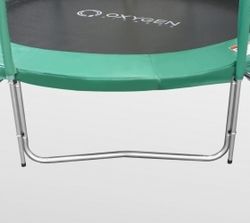 ARLAND Батут премиум 8FT с внутренней страховочной сеткой и лестницей (Dark green)