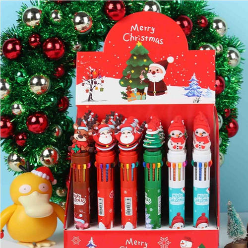 Ручка 10 цветов MarryChristmus
