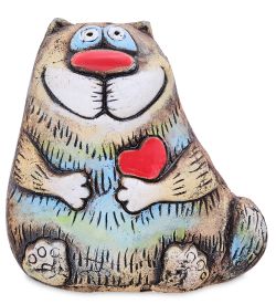 КоКо Шамель KK-250 Фигурка «Кот-Носик с сердцем» шамот