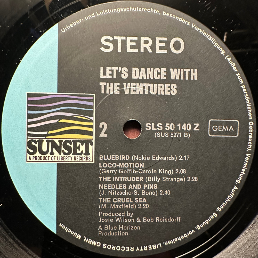 The Ventures - Let's Dance With The Ventures (Германия 1969г.)