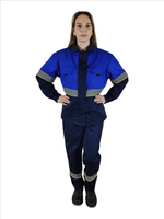 Костюм женский летний «ЮЖНАЯ ШИРОТА» (куртка+брюки) цв.синий/васильковый