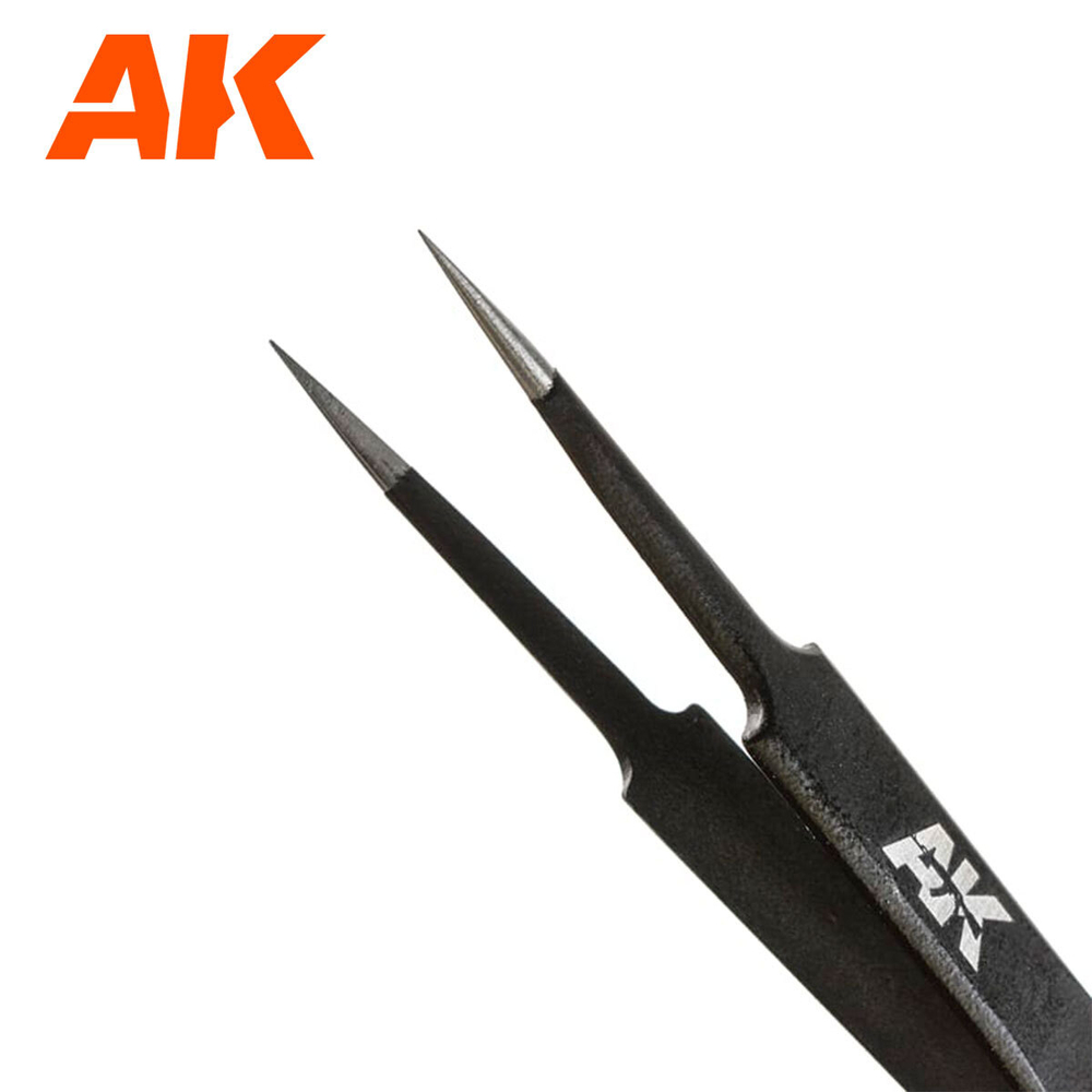 Прямой пинцет для моделирования AK Interactive Precise Straight Tweezers
