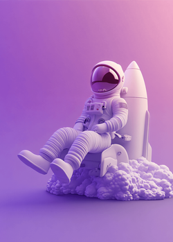 Картина на стену на металле от MetallSubArt "Космос"