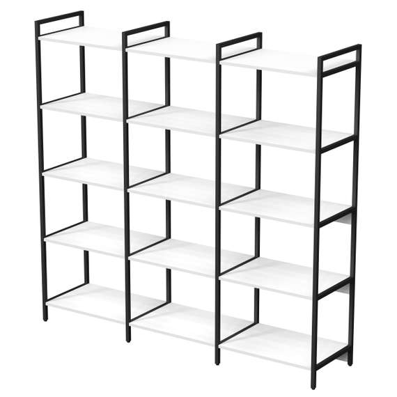 10ССТ.5.600 Стеллаж средний тройной 5 полок (1760*400*1704)