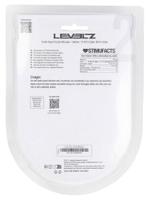 Черная анальная пробка для массажа простаты Double Ripple Silicone Prostate Massager (Цвет: черный)