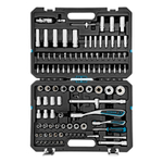 Набор инструментов, 1/4", 1/2", CrV, 120 зубьев, 109 предметов Gross