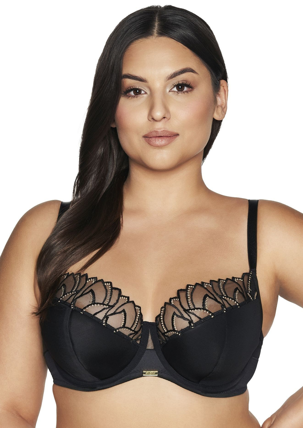 Бюстгальтер Miray с чашками на тонком поролоне (Размер: 100D) (Цвет: черный)