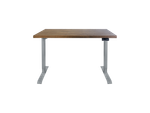 Регулируемый компьютерный стол Bazalt с регулировкой по высоте — столешница МДФ Дуб мореный