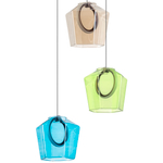 796139 Люстра CARAMELLO LED 3х6W 330LM КОФЕЙНЫЙ/МУЛЬТИКОЛОР 3000K