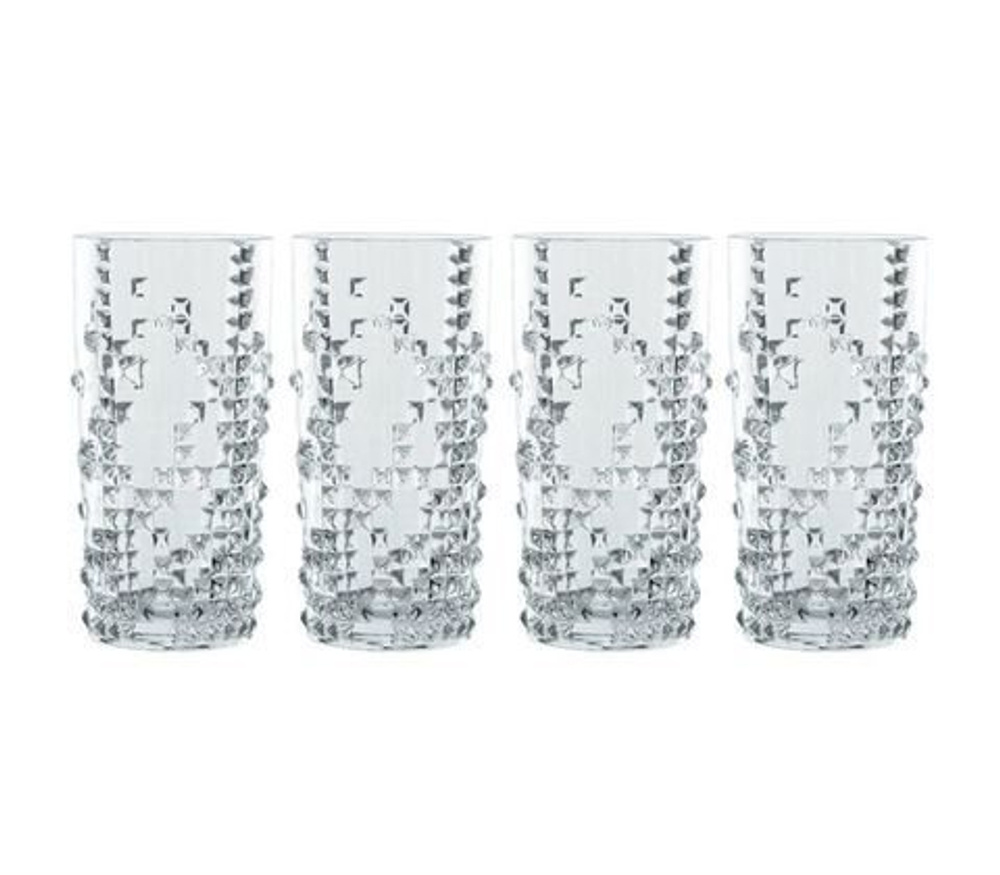 PUNK - Набор стаканов 4 шт. высоких 390 мл (set 4 pcs)