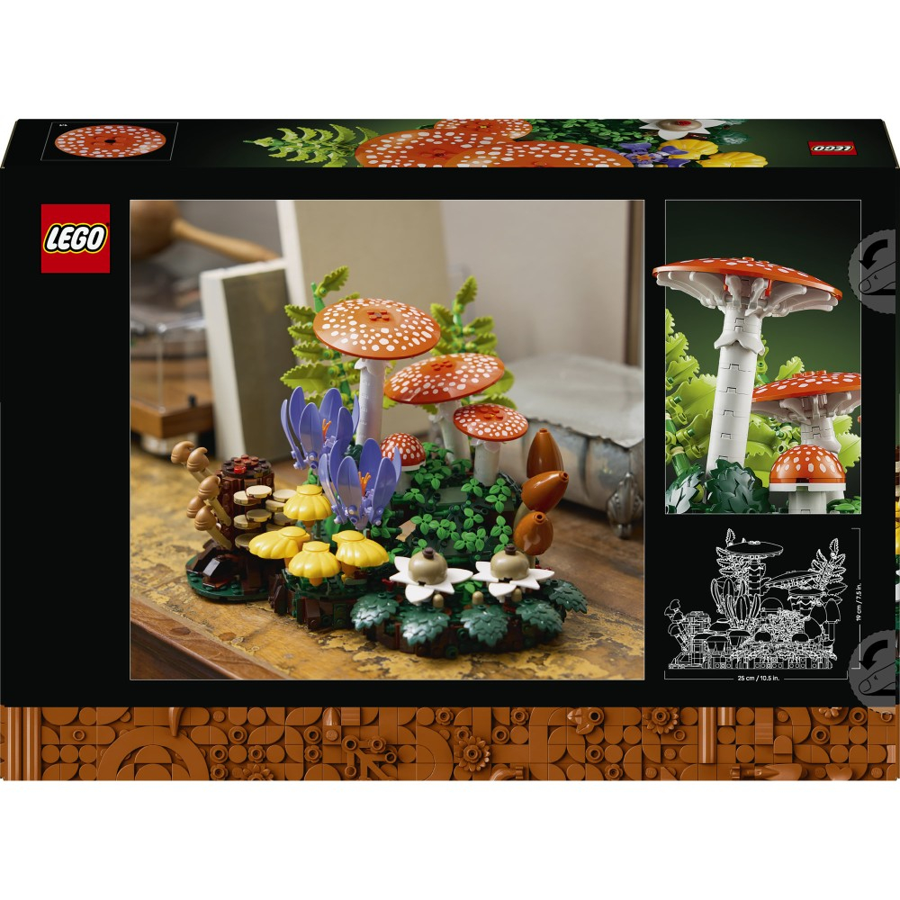 Конструктор LEGO Botanicals 11505 Лесные грибы — фото 12