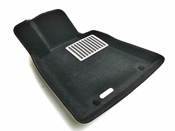 Коврики салона для GENESIS G80 4WD (2014-) Euromat 3D Lux черные. Арт. EM3D-002705