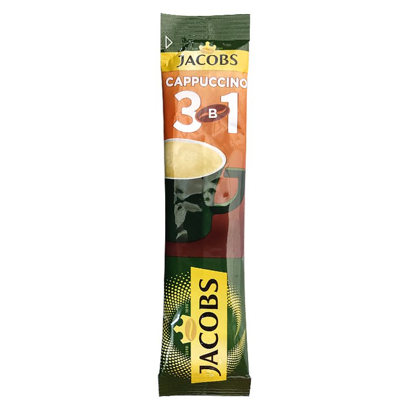 Кофе 3 в1 JACOBS Cappuccino 12,5 гр/пач 24 пач/упак