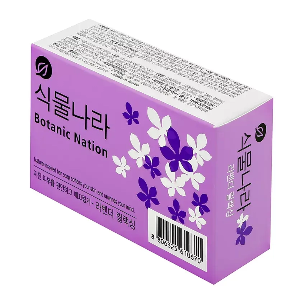 Мыло туалетное с экстрактом лаванды LION Shingmulnara Soap 100 гр