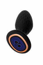 Анальная вибровтулка с ротацией силикон 12 см