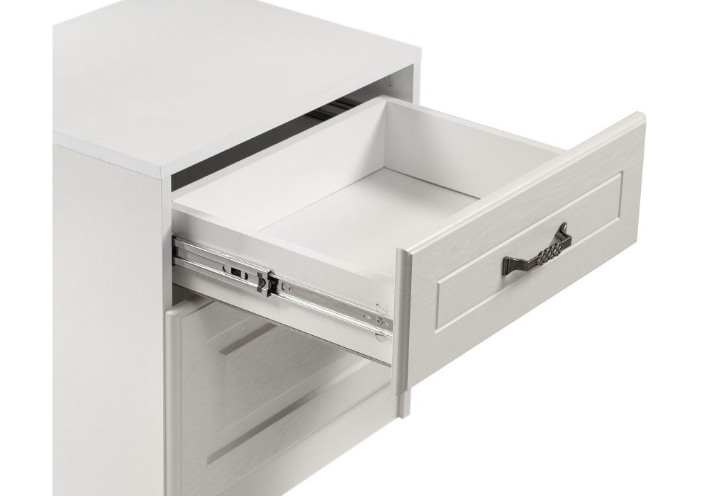 Тумба прикроватная Ливерпуль 08.146 белый / ясень ваниль НМ-1012-100 пвх