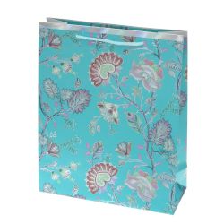 GAEM Пакет подарочный (бумага 210г/м2, блок микс 12шт), L26 W10 H32 см, 4в.