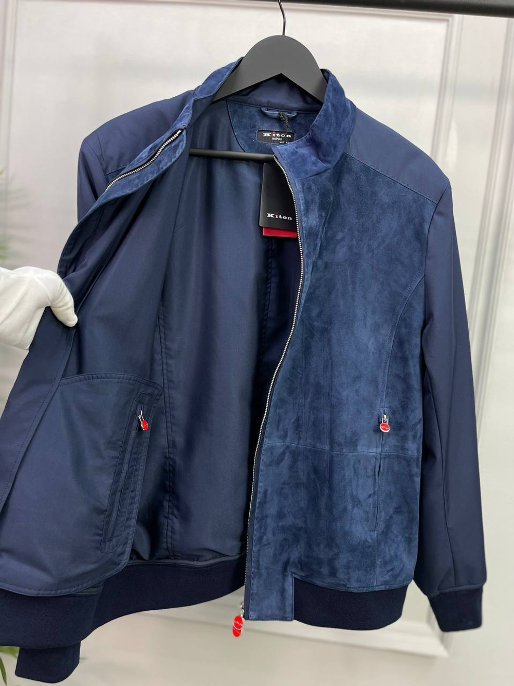 Комбинированный бомбер Kiton