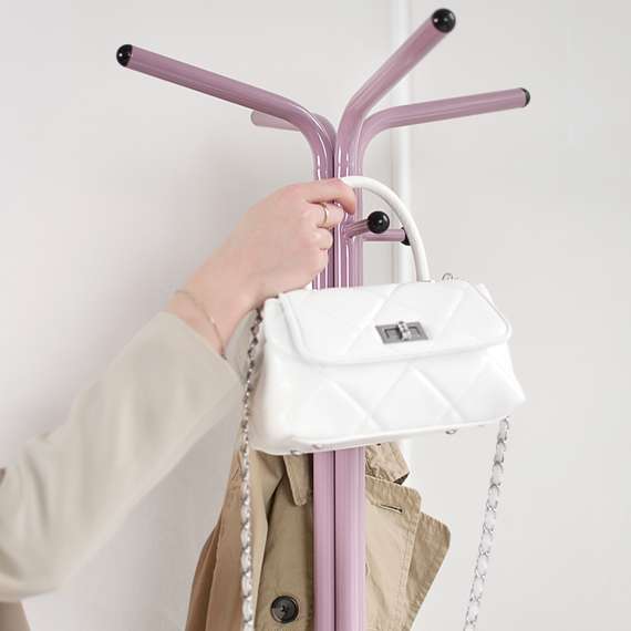 Вешалка напольная Галилео 218 розовый/шимо