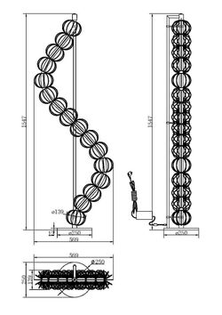 Торшер светодиодный Maytoni   MOD216FL-L38G3K