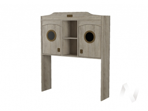 Надстройка для стола секция №5 НКМ Мираж-1 (дуб баррик)