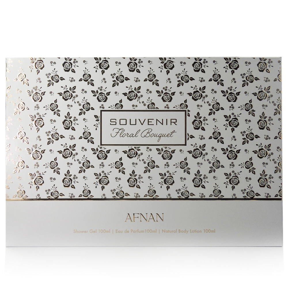 Afnan Souvenir Floral Bouquet — парфюмерный подарочный набор для женщин.