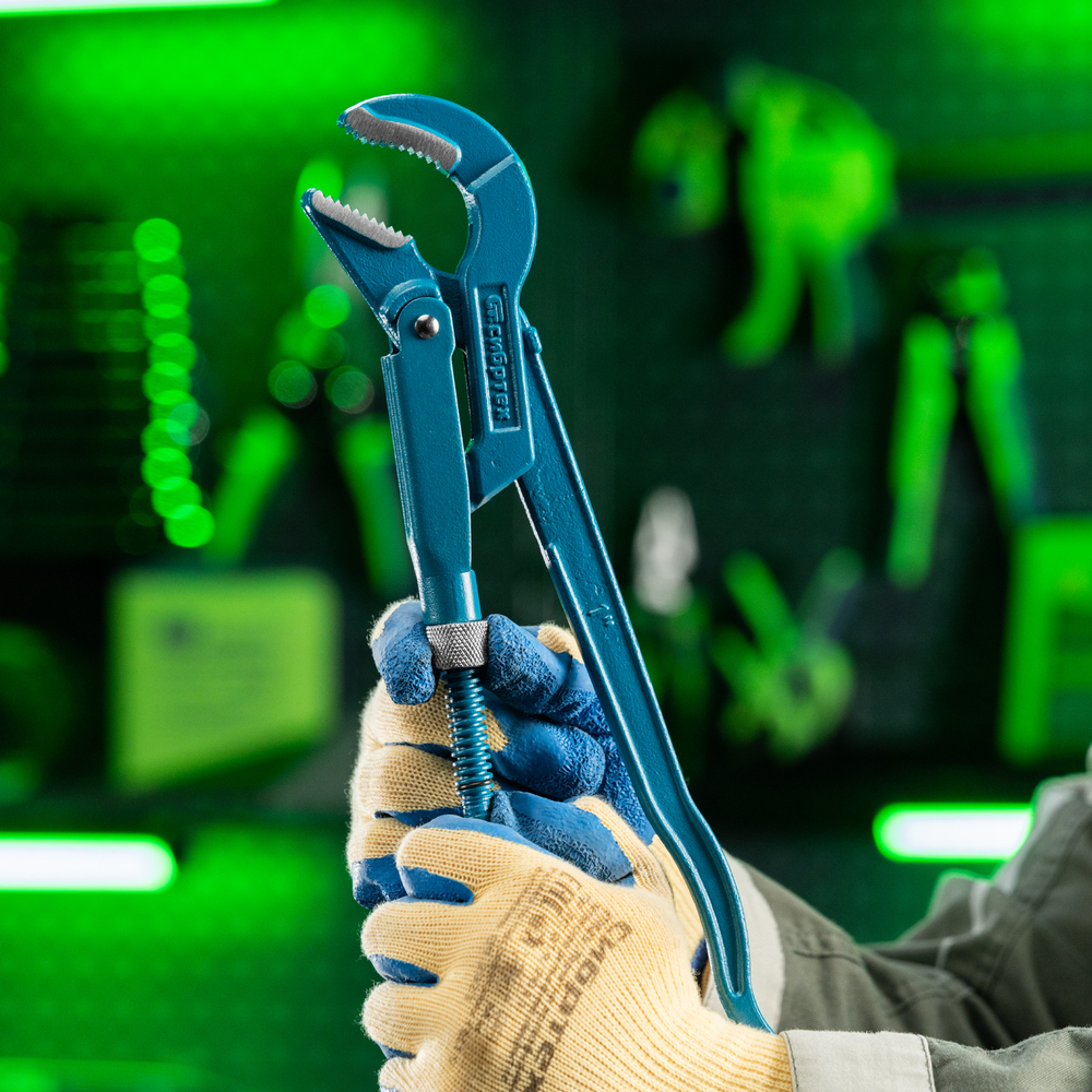 Ключ трубный рычажный №1, 1", литой, тип "B" Сибртех