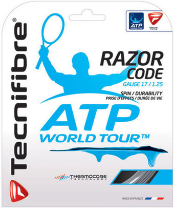 Струны теннисные Tecnifibre Razor Code (12 m) - carbon