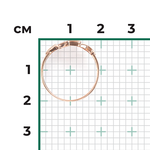 Кольцо «Мерцание звёзд» из комбинированного золота