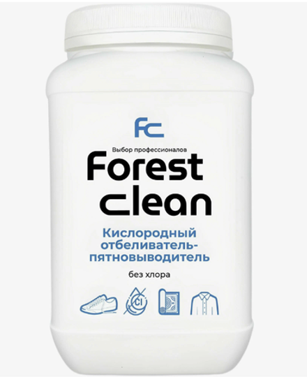 Forest clean кислородный отбеливатель пятновыводитель 1кг