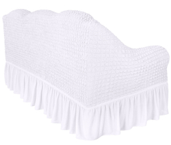 Чехол Стандарт на 3-х местный диван, цвет Белый