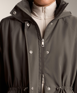 Oysho Утепленная водонепроницаемая куртка 10k FELLEX® с AEROGEL, угольный