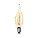 Лампа Gauss LED Filament Свеча на ветру 5W E14 420 lm  4100K  Golden 104801805