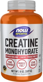 Креатин NOW Cretine Monohydrate 227 г без вкуса